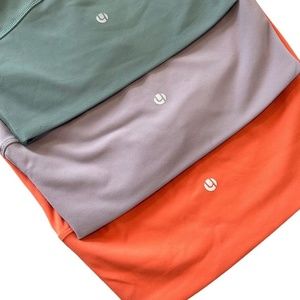 HeyNuts Essential 7/8 Leggings, High Waisted Athletic Yoga Pants 25'' ORANGE